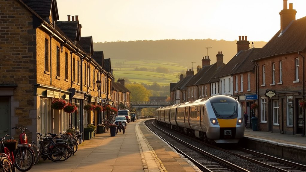 charming surrey commuter town