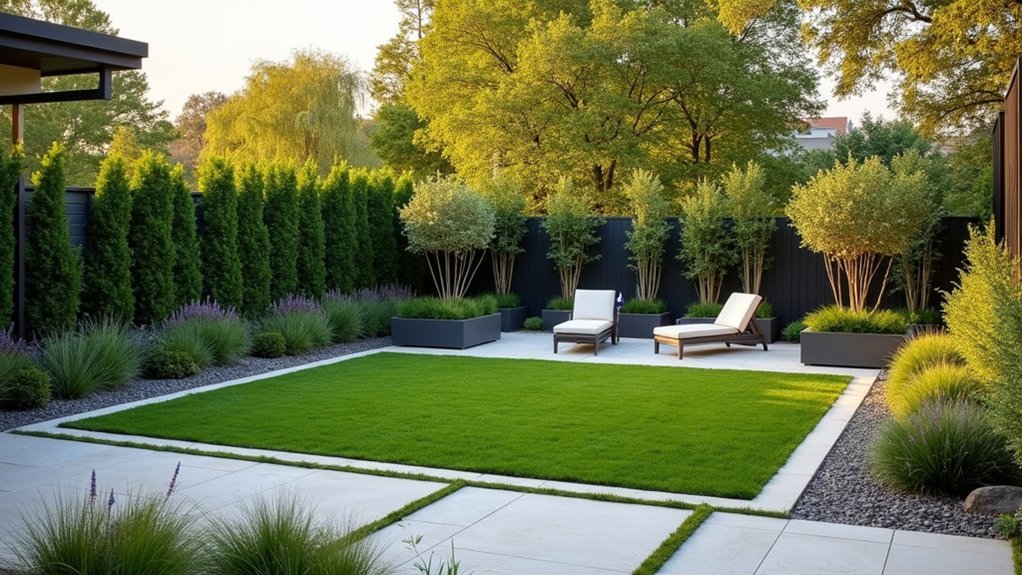 edge planting for privacy