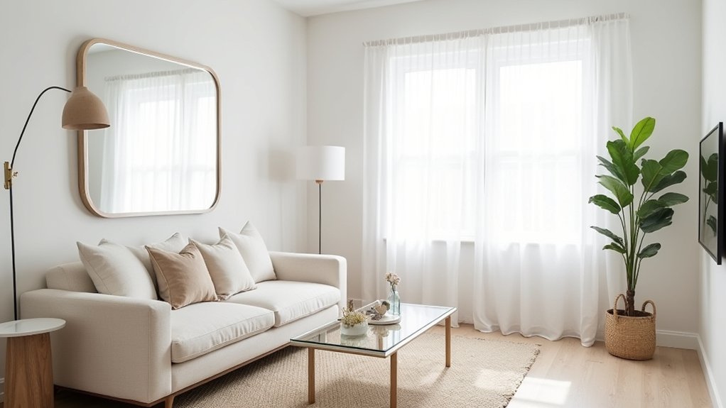 enhance small space brightness