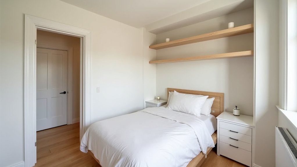 high storage with concealed doors