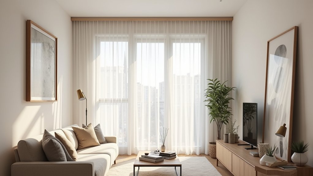 layered small room lighting