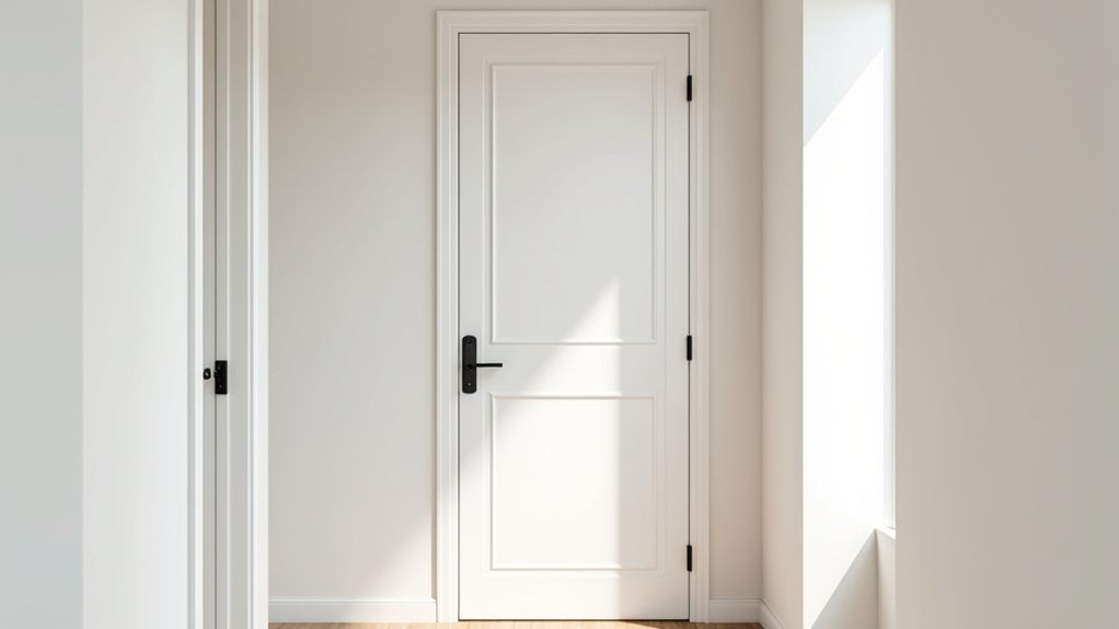 minimal clean door trim