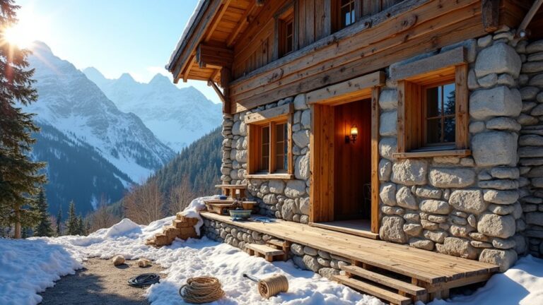 mountain hut renovation project