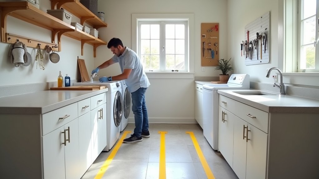 optimize laundry room workflow