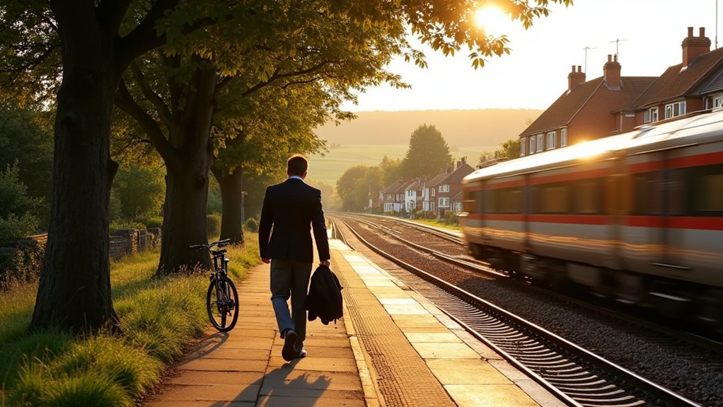 quick london train commute