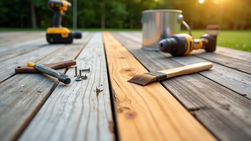 replace and refurbish decking