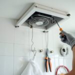 replace broken bathroom fan