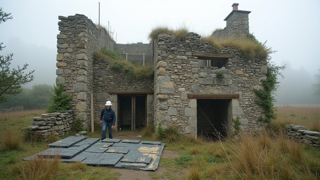 restoring historic stone ruins