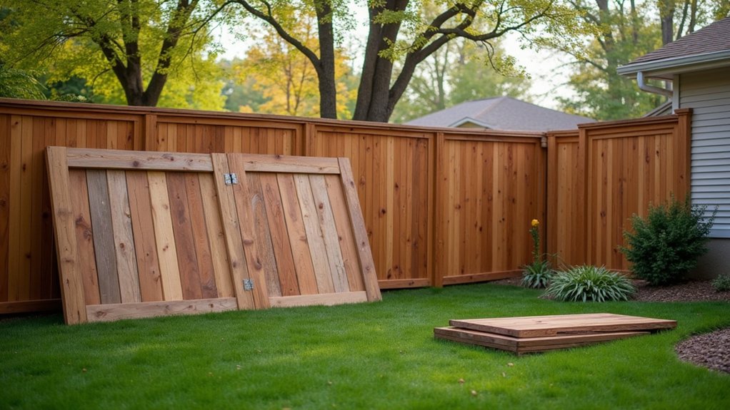 signs of fence deterioration