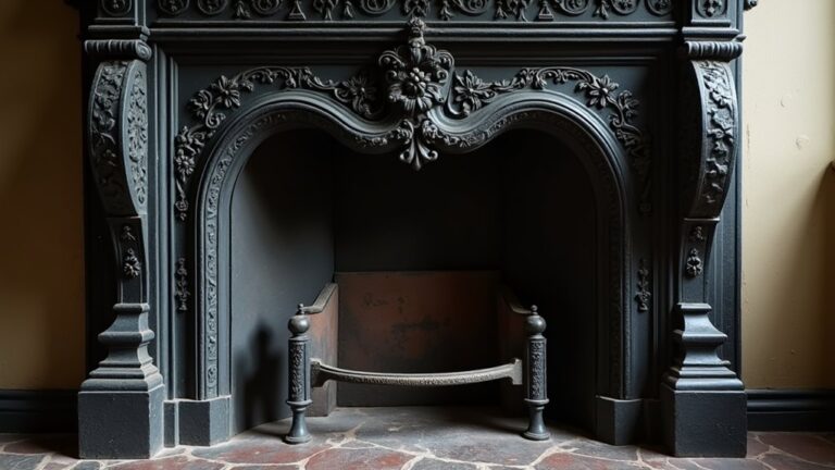victorian cast iron fireplace