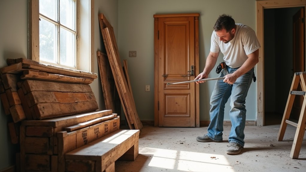 reusing materials during renovation