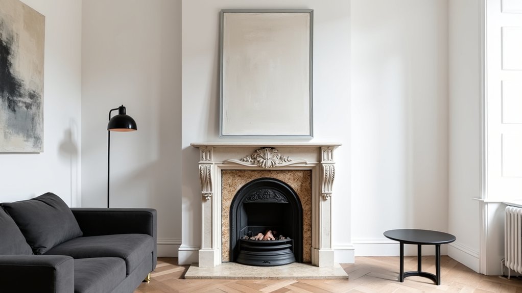 victorian fireplace detailed restoration